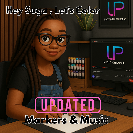 Markers & Music Coloring Printable Book