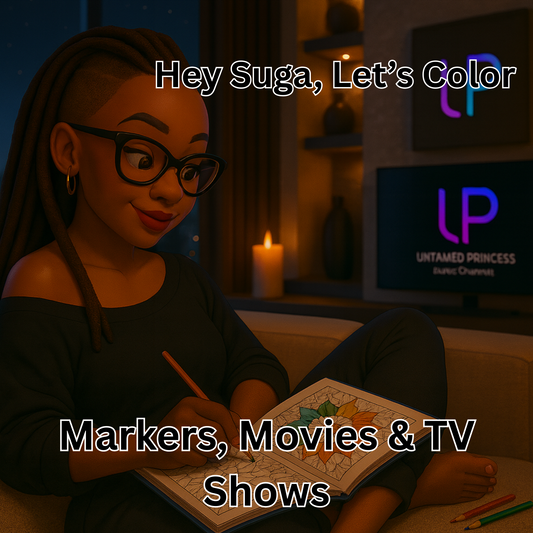 Markers & Movies Coloring Printable Book